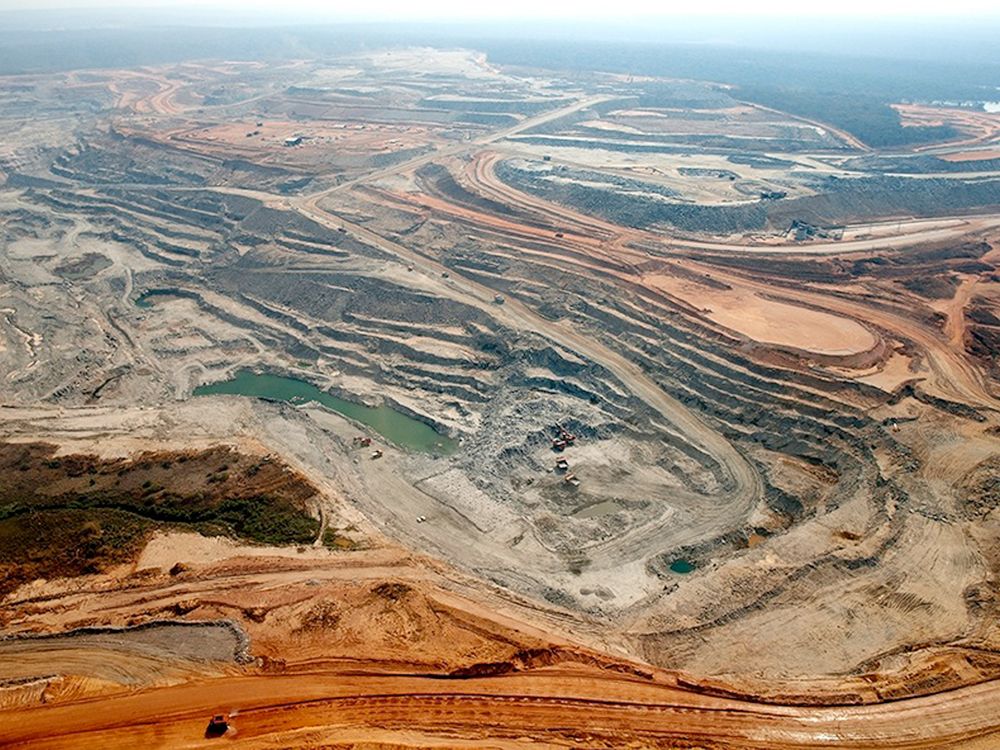 Aerial view of Barrick's Lumwana copper mine in Zambia in 2013. Photo: Barrick Gold Corp.