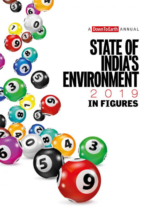 Cover of “State of India’s Environment 2019: In Figures”. Graphic: Centre for Science and Environment