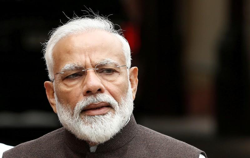 India's Prime Minister Narendra Modi speaks with the media on the opening day of the parliament session in New Delhi, India, 17 June 2019. Photo: Adnan Abidi / REUTERS