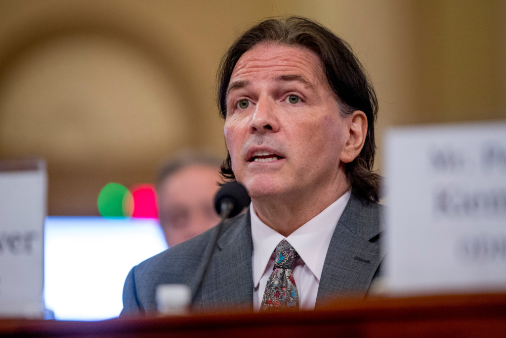 Dr. Rod Schoonover, adjunct professor at Georgetown University, at a House Intelligence Committee hearing on 5 June 2019. Photo: Andrew Harnik / Associated Press