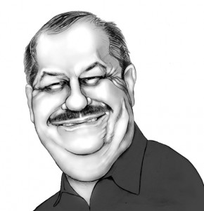 Caricature of Don Blankenship, CEO of Massey Energy in 2009. Graphic: Ian Murphy