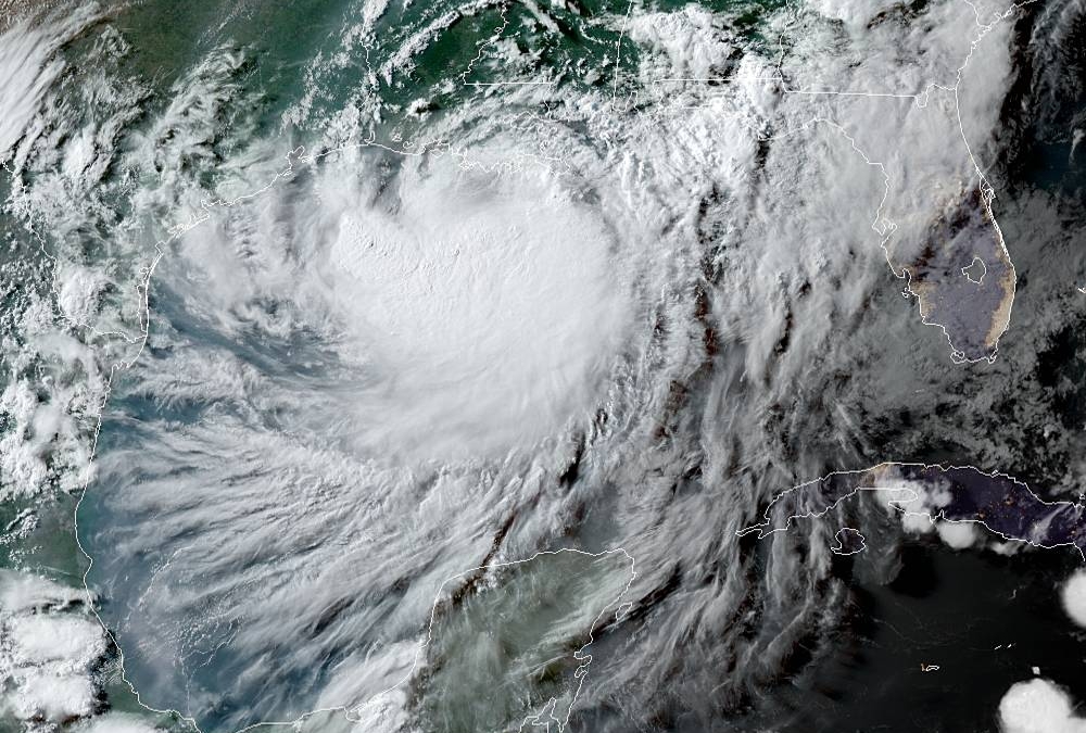 Satellite view of Tropical Storm Barry, 12 July 2019. Photo: NOAA