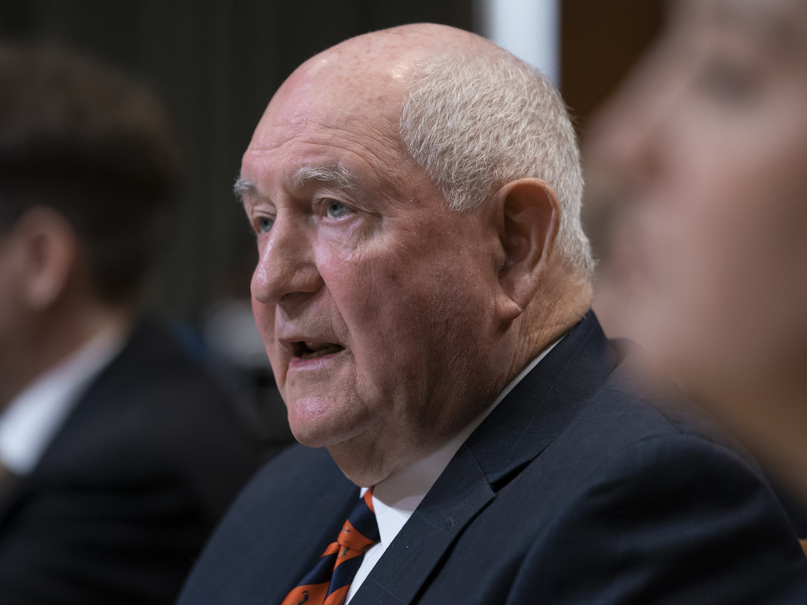 Secretary of Agriculture Sonny Perdue, shown here on Capitol Hill in April 2019, announced in June 2019 that most staff from two USDA research agencies were being relocated to the Kansas City region. The American Federation of Government Employees said of the move, “Evidence suggests that the relocation of these agencies is an attempt to hollow out and dismantle USDA science that helps farmers and protects our food supply.” Photo: J. Scott Applewhite / AP