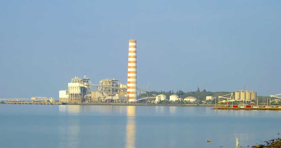 The coal-fired Quezon Power Plant in Mauban, Quezon, the Philippines. The 511-megawatt power plant was commissioned in 2000 and is owned and operated by Quezon Power Limited Co. Photo: Acersteel
