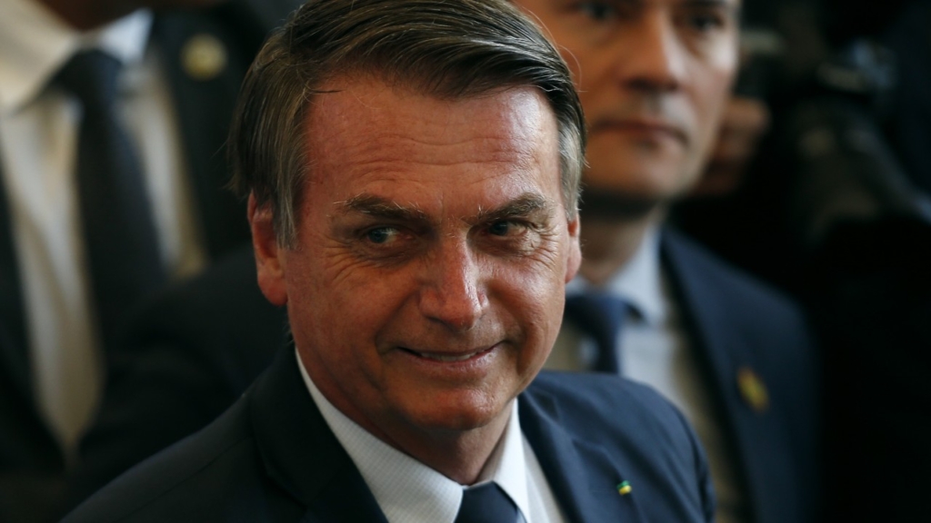 President of Brazil Jair Bolsonaro looks on before the Copa America Brazil 2019 Final match between Brazil and Peru at Maracana Stadium on 7 July 2019 in Rio de Janeiro, Brazil. Photo: Wagner Meier / Getty Images