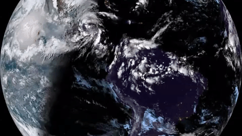 This satellite animation is from NOAA’s GOES-16 (GOES East) satellite and runs from 13 May 2020 through 18 November 2020. The GOES East satellite recorded this imagery of the entire Atlantic basin from its operational location of 75.2 degrees west longitude. This allows us to show storms as they form off the coast of Africa and then enter the Atlantic. Video: NOAA