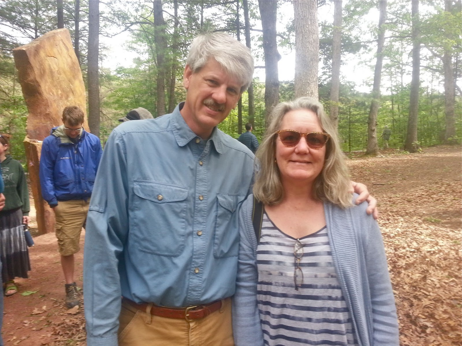 Gail Zawacki with Guy McPherson at the Age of Limits conference in May 2013, held at the Four Quarters Interfaith Sanctuary in rural Pennsylvania. Photo: Gail Zawacki