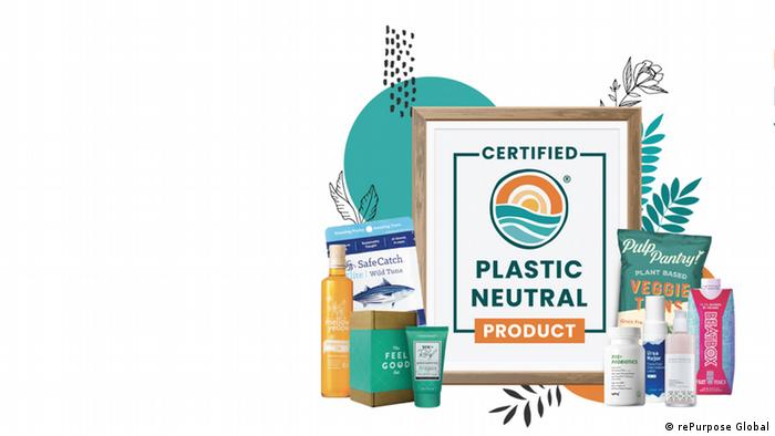 Companies certified as "plastic neutral" support better waste concepts, but they can continue to use plastic packaging. Graphic: rePurpose Global