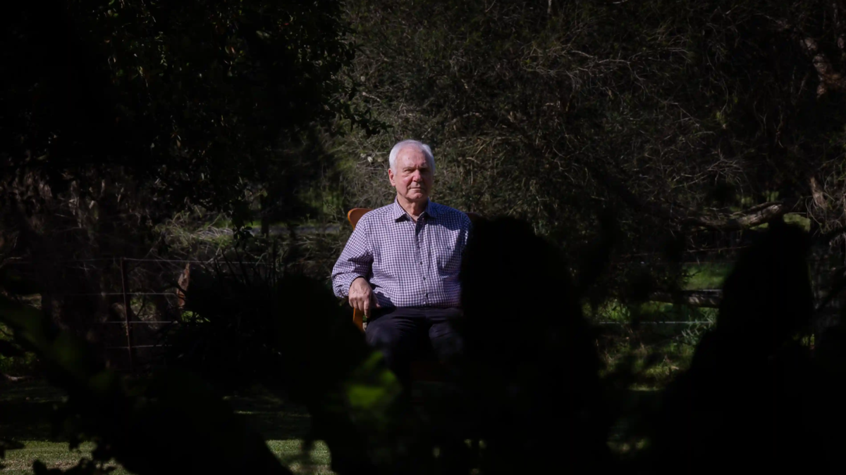 Climate scientist Dr. Graeme Pearman at his home in Bangholme, Victoria. On warning the world about abrupt climate change, he laments, “I often wonder: where did I go wrong? Why didn’t people respond? Is that my responsibility?” Photo: Nadir Kinani / The Guardian