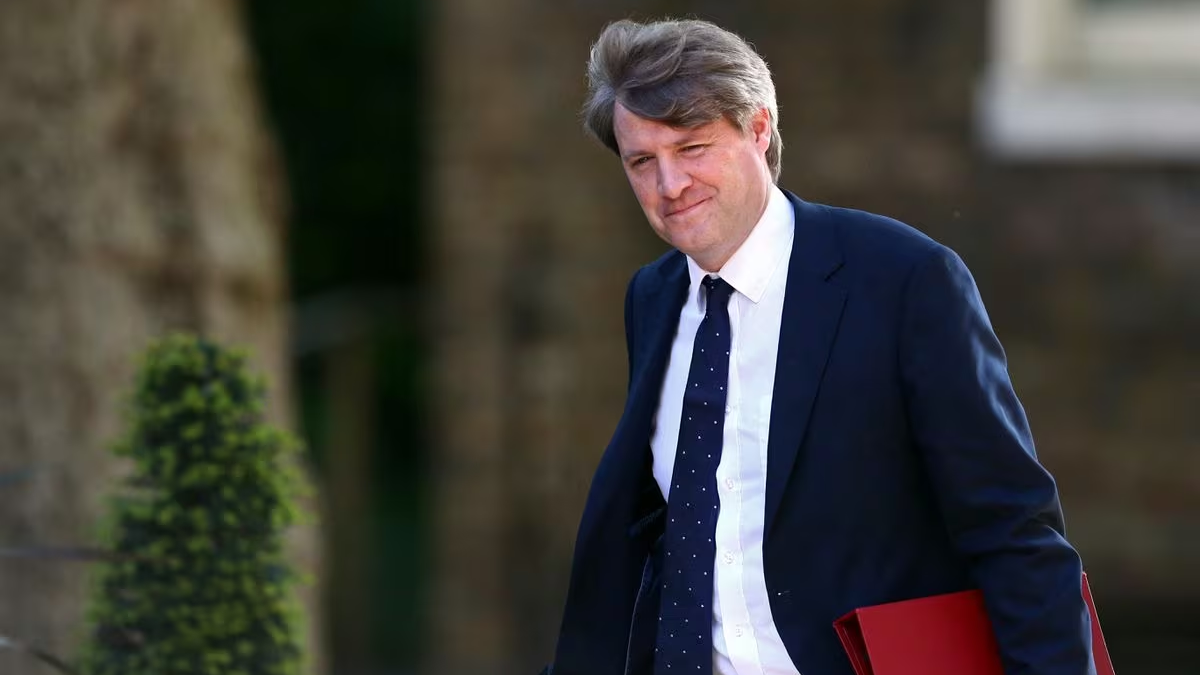 Former British energy minister Chris Skidmore is seen outside Downing Street in London, Britain on 21 May 2019. Photo: Hannah Mckay / REUTERS