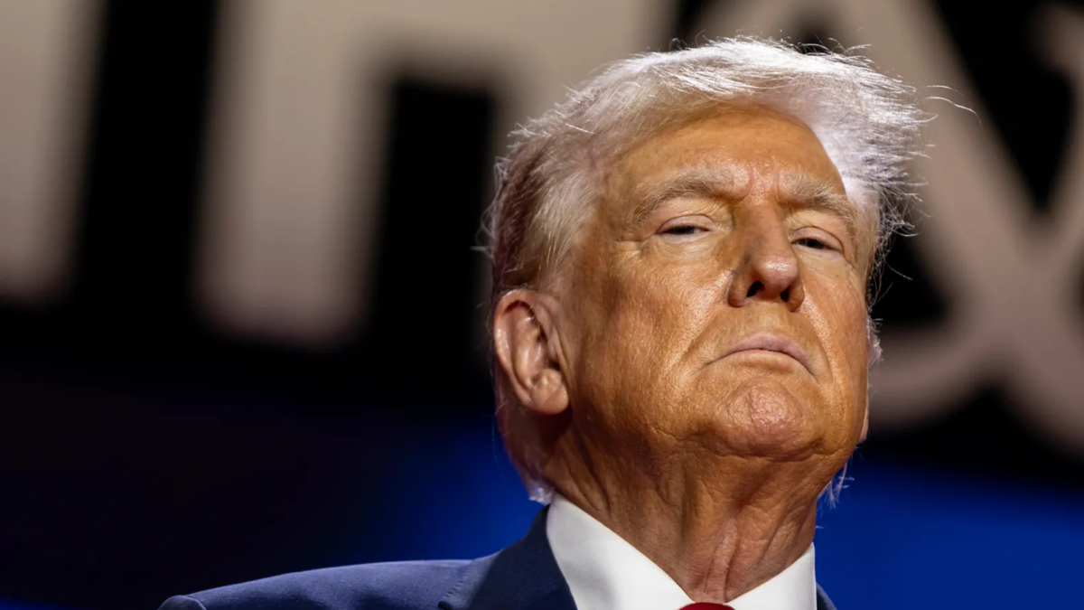 Trump walks onstage to deliver the keynote address at the Faith & Freedom Coalition’s Road to Majority Policy Conference at the Washington Hilton on 22 June 2024 in Washington, D.C. Photo: Samuel Corum / Getty Images